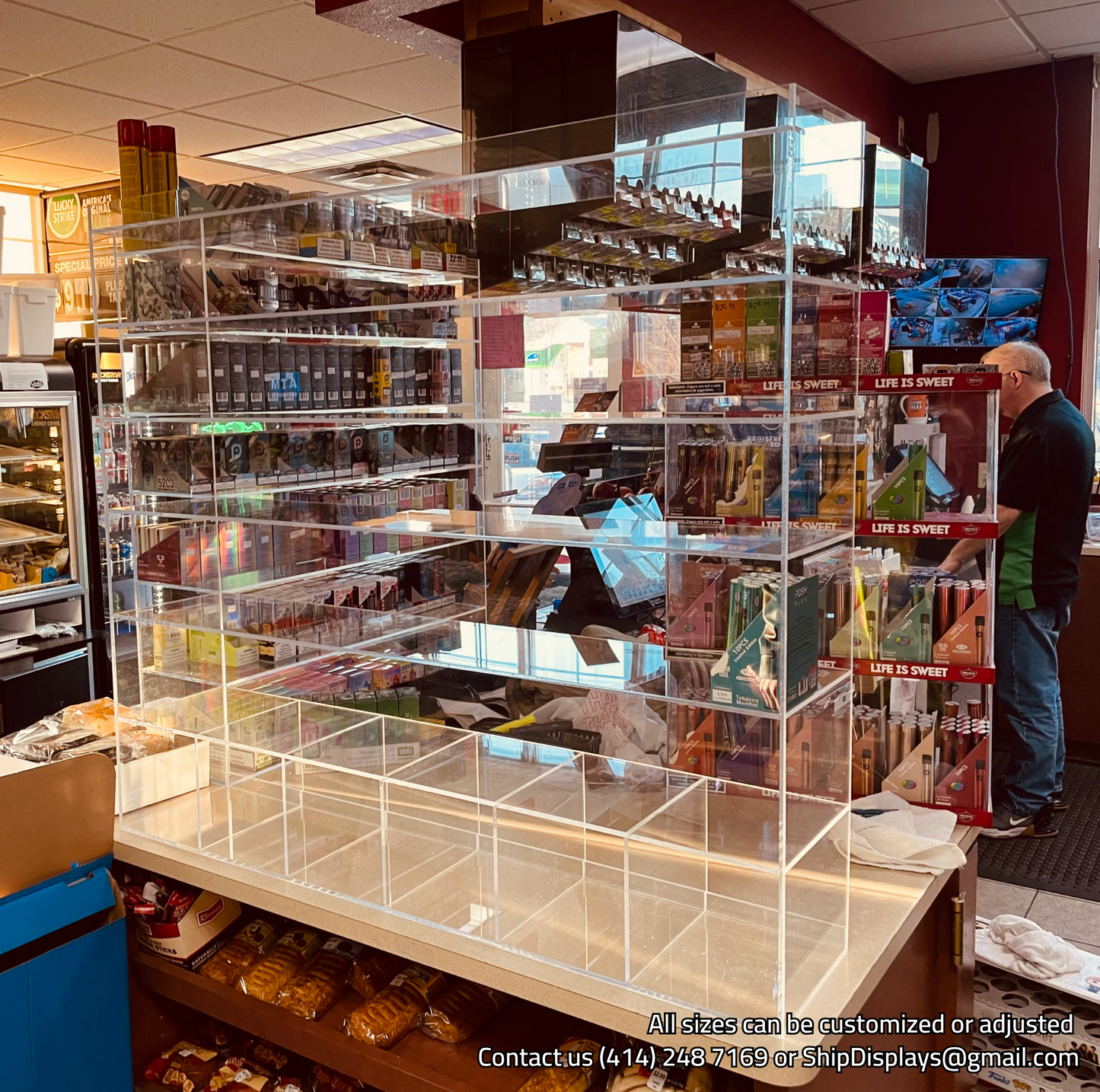 Vape Display 36" x 38"