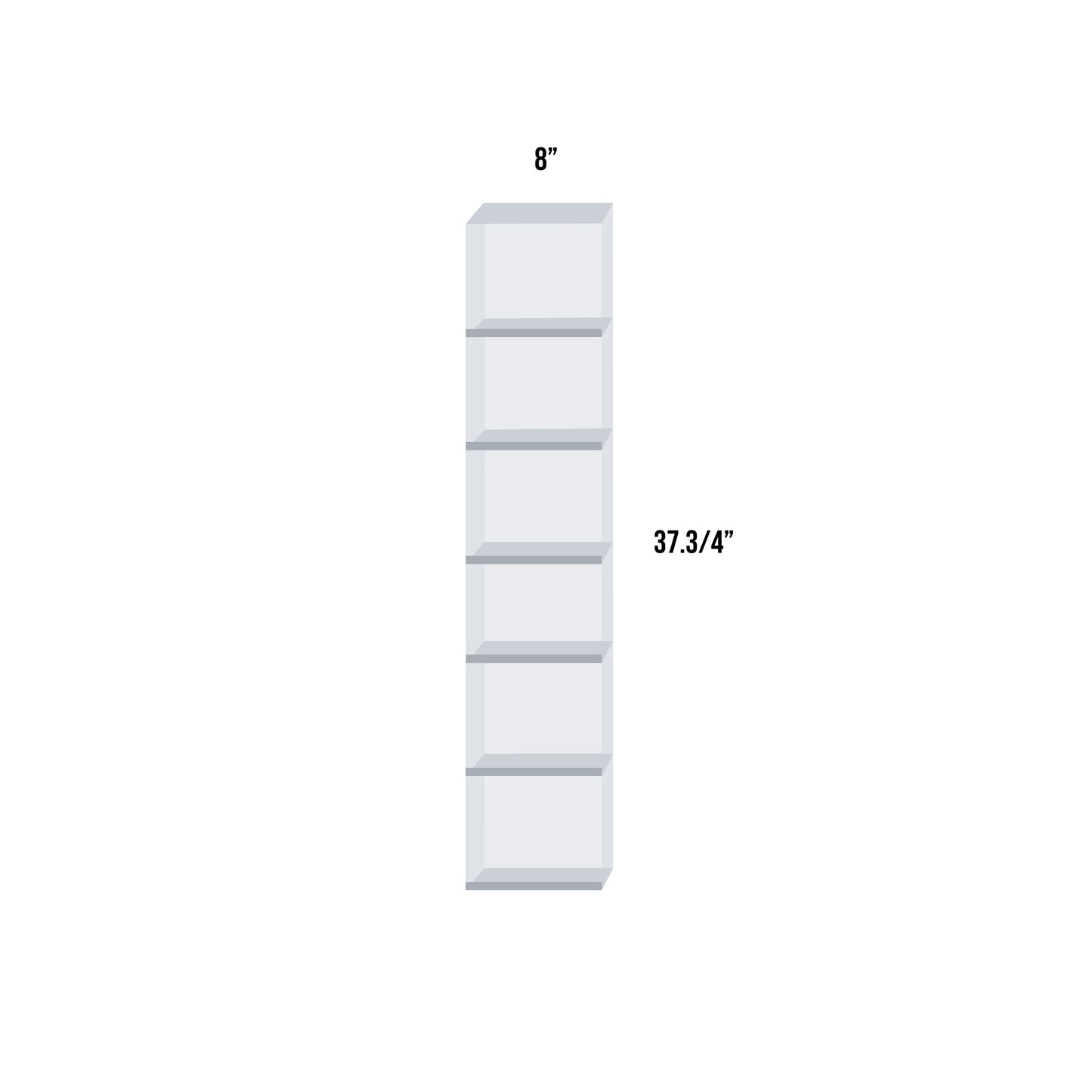 Vape Display 8" x 37 3/4"