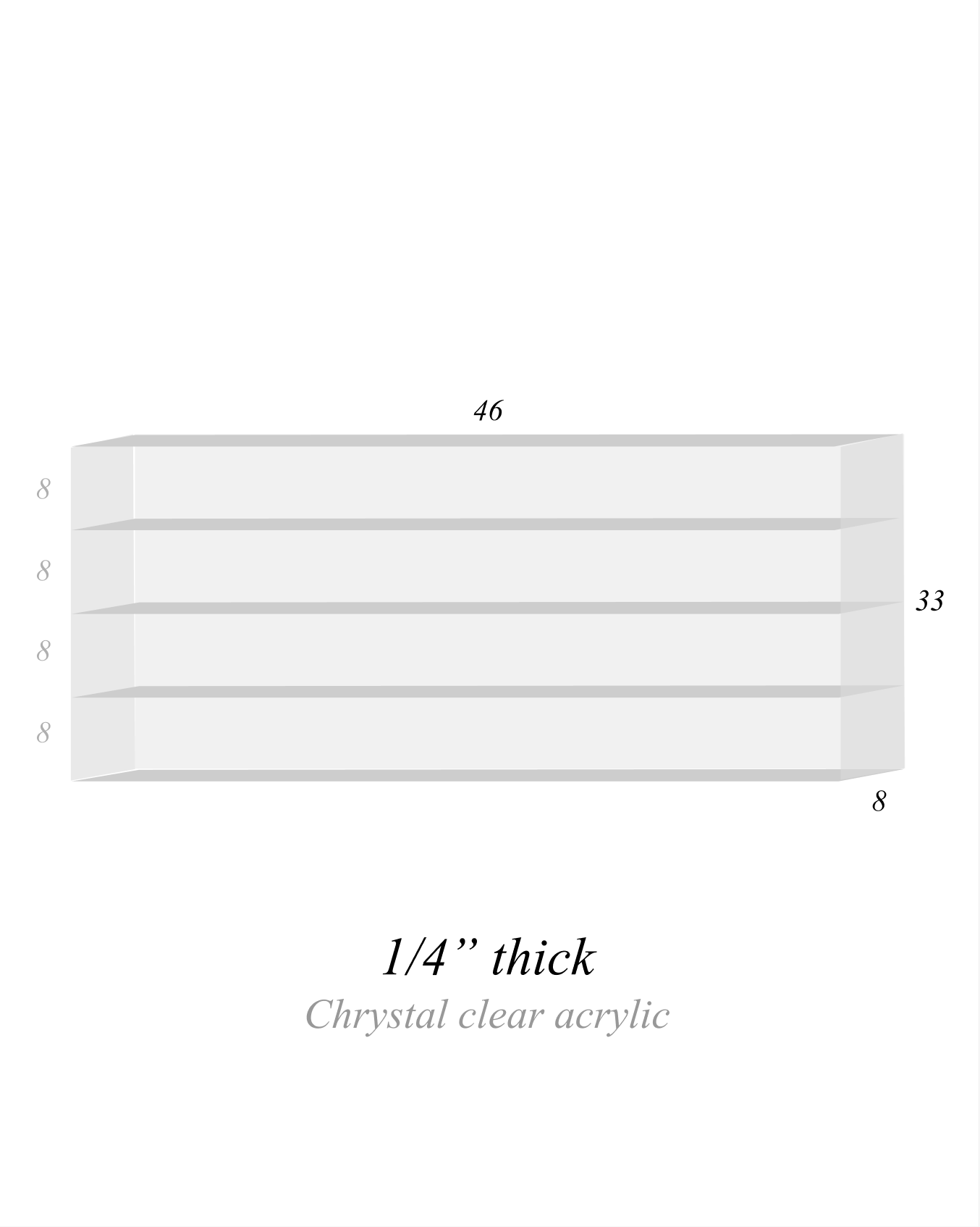 Cigars Display 46" x 33" (4 tier)
