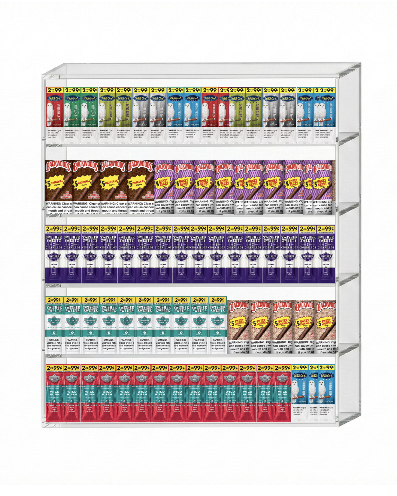 Cigars Display 36" x 42" (5 tier)