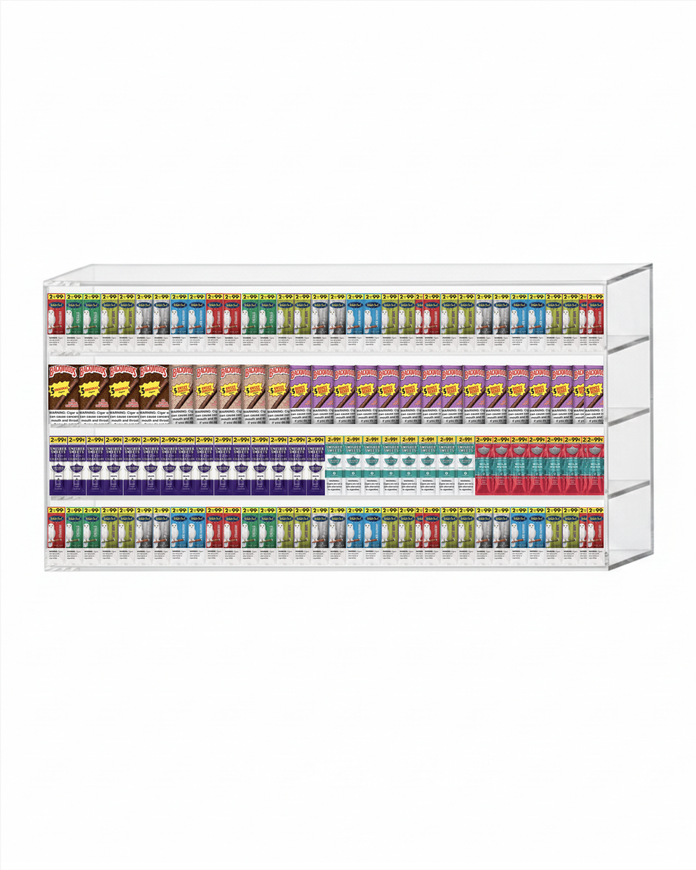 Cigars Display 42" x 33" (4 tier)