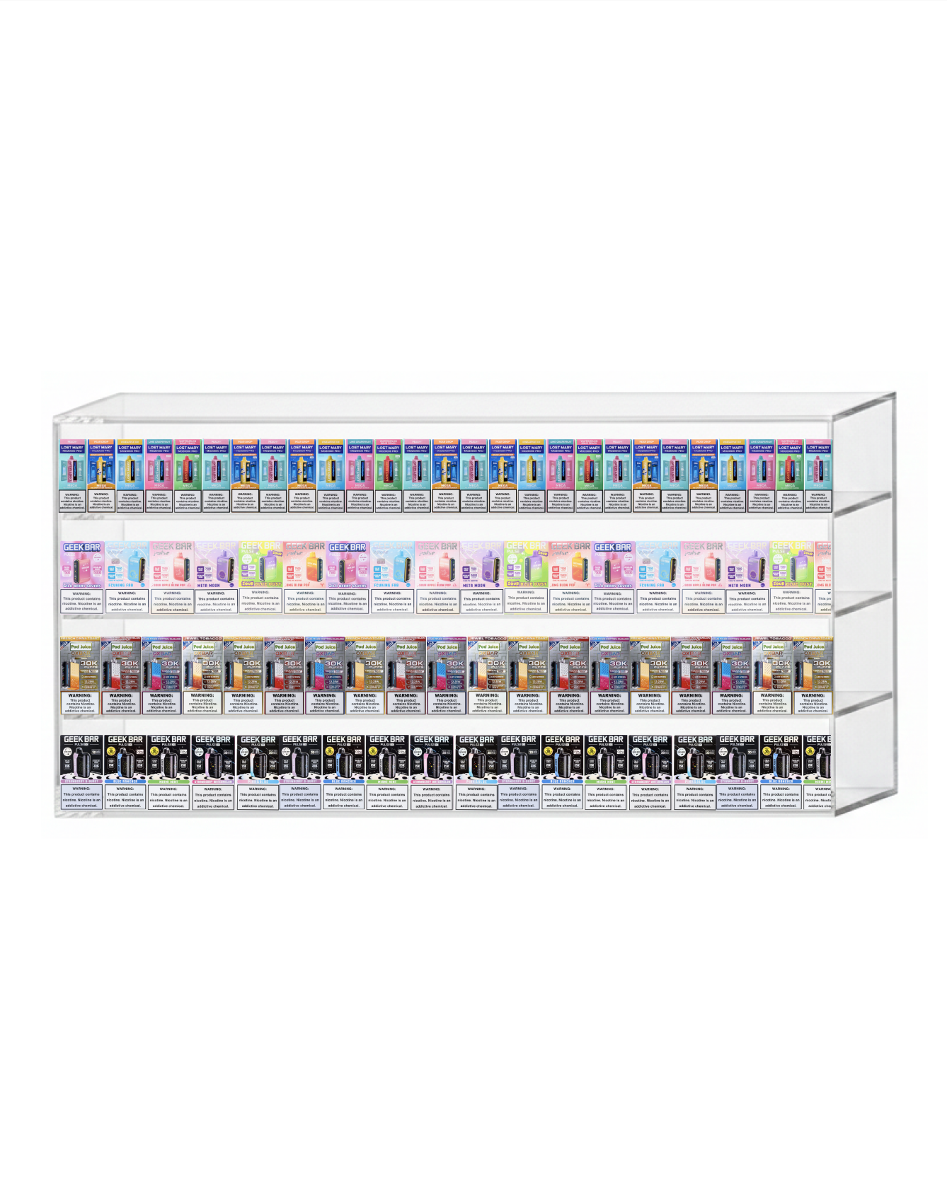 Vape Display 36" x 25" (4 tier)