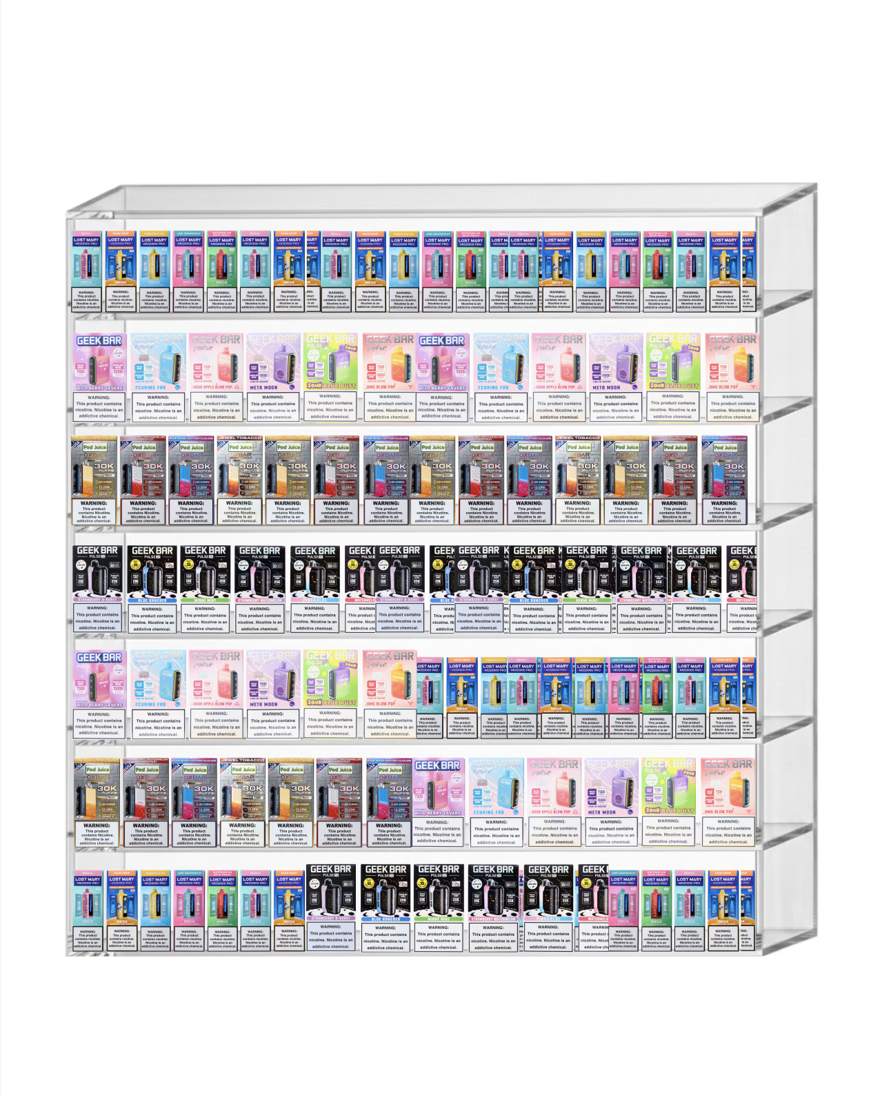 Vape Display 42" x 44" (7 tier)