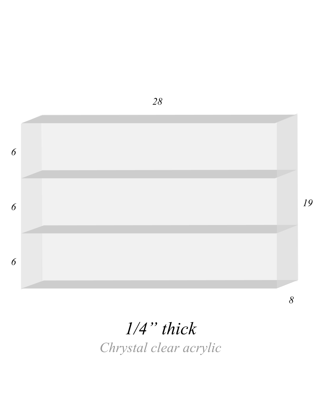 Vape Display 28" x 19" (3 tier)