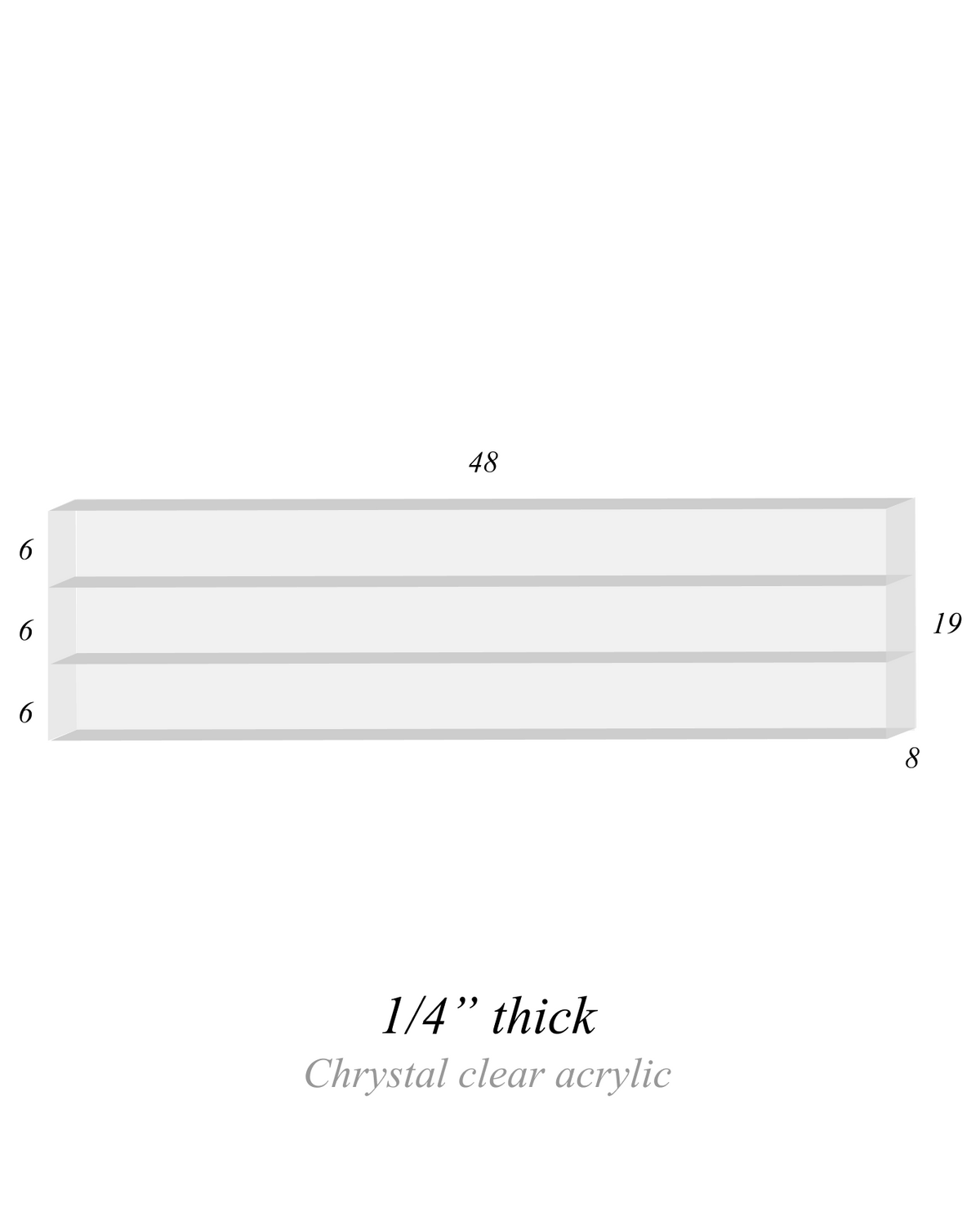 Vape Display 48" x 19" (3 tier)
