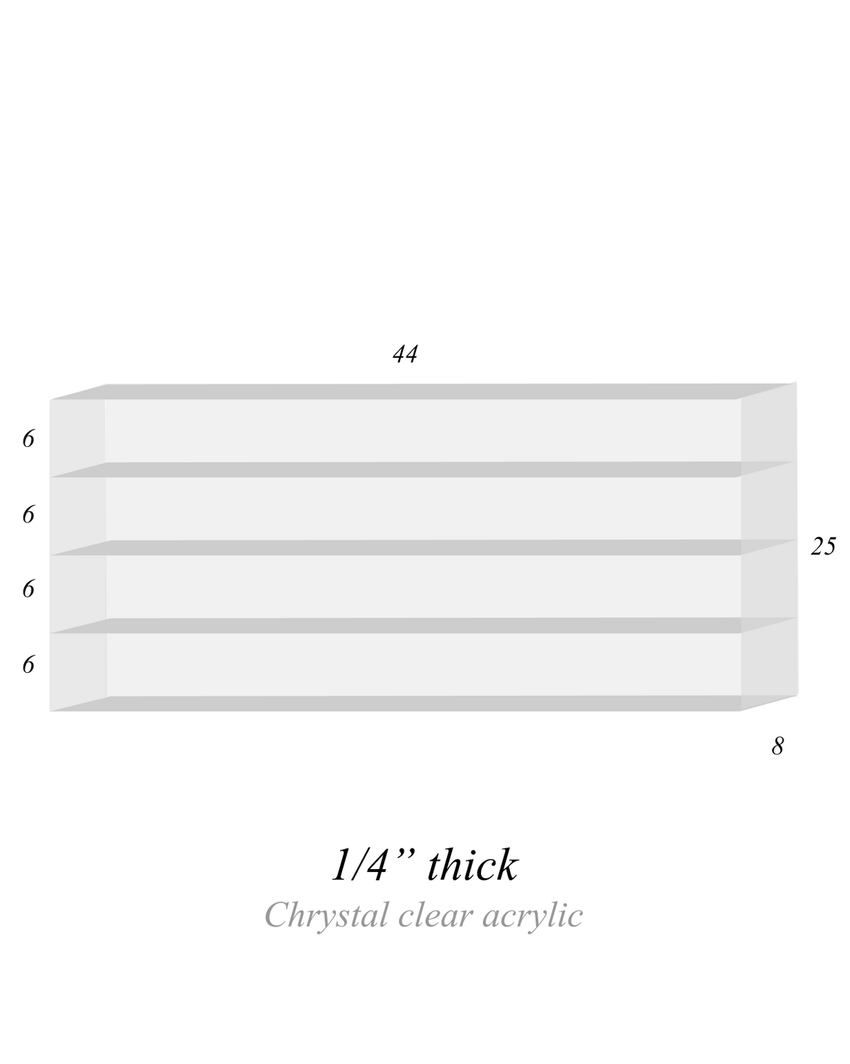 Vape Display 44" x 25" (4 tier)