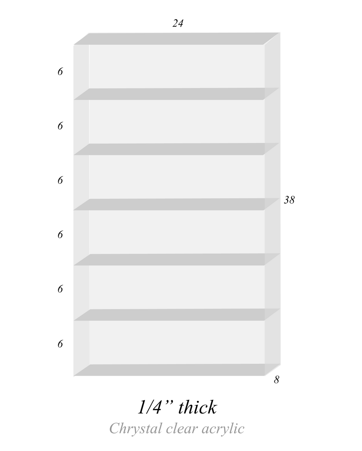 Vape Display 24" x 38" (6 tier)