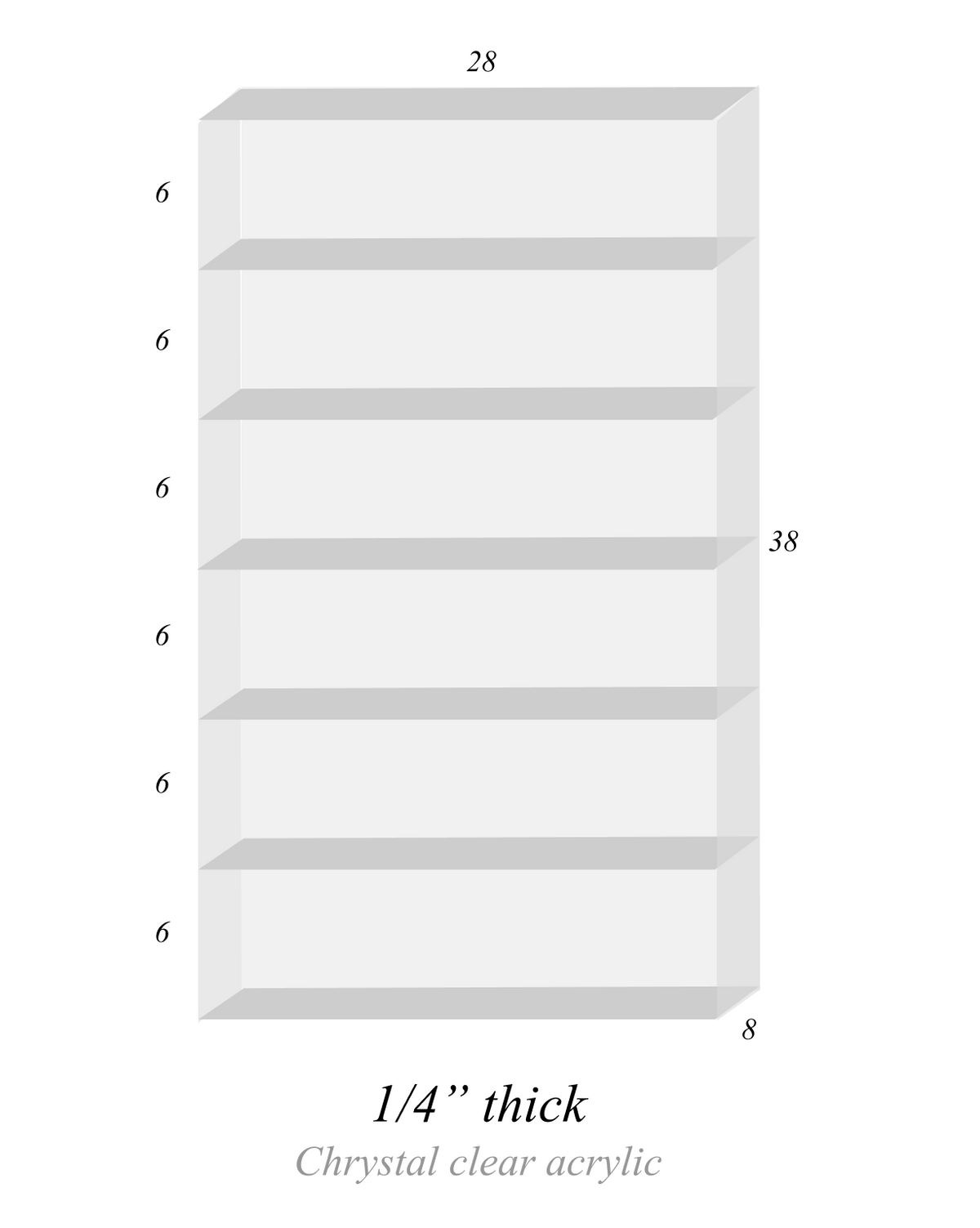 Vape Display 28" x 38" (6 tier)