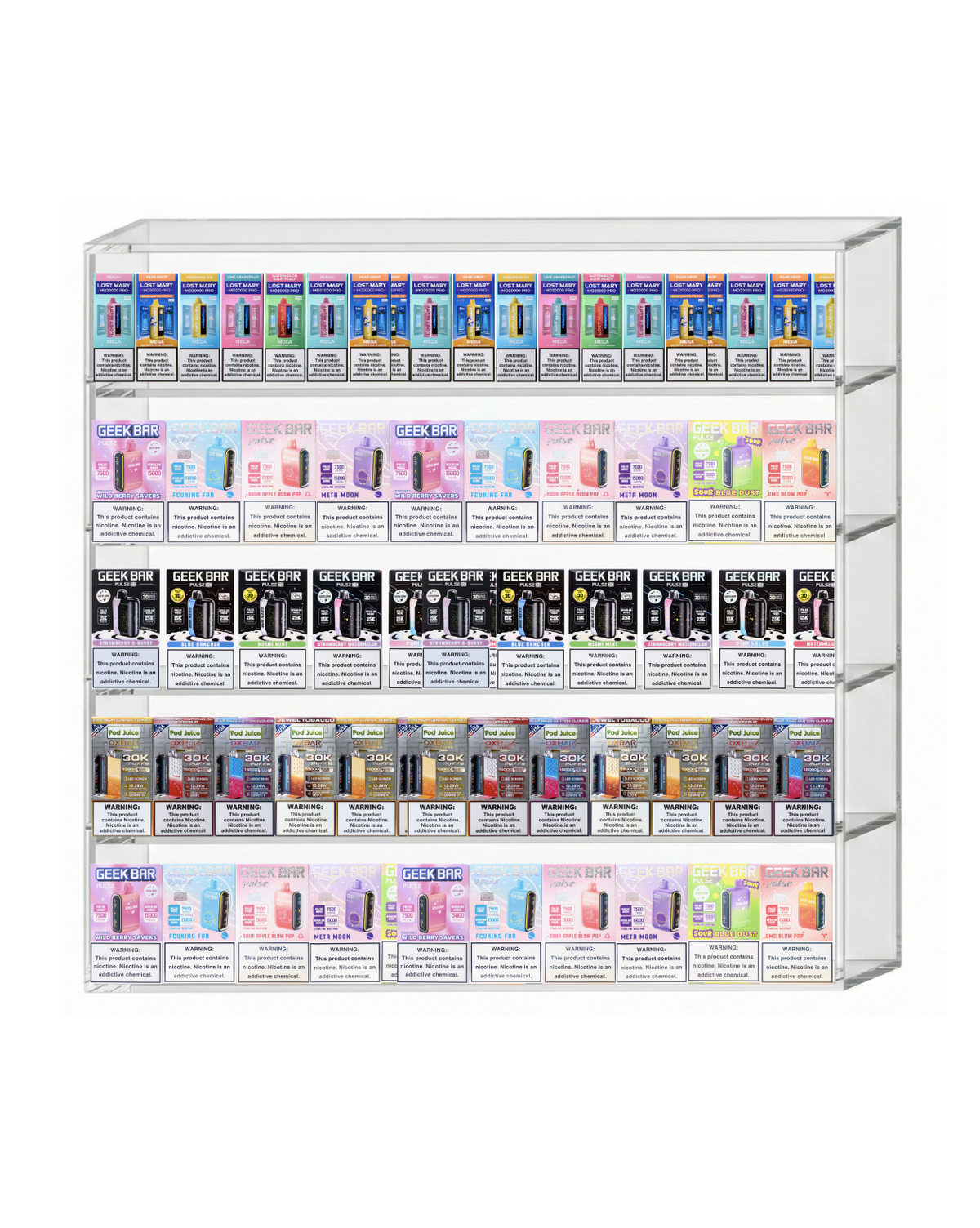 Vape Display 30" x 32" (5 tier)
