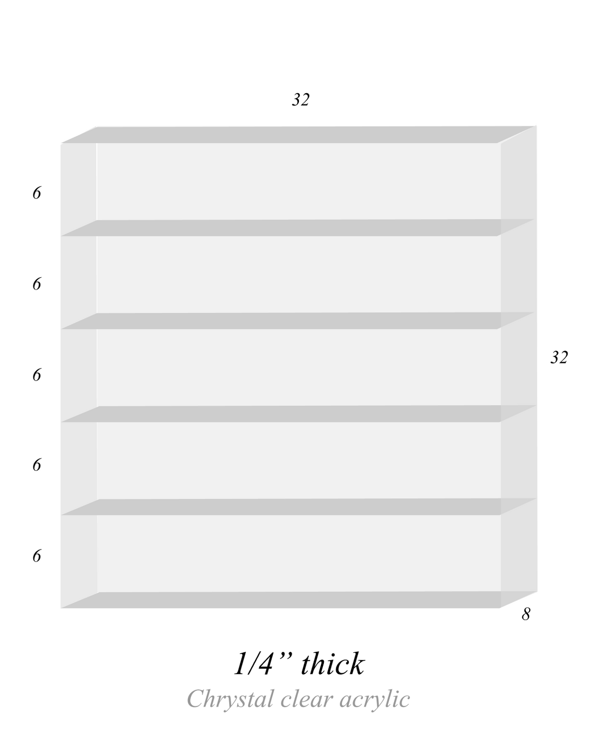 Vape Display 32" x 32" (5 tier)