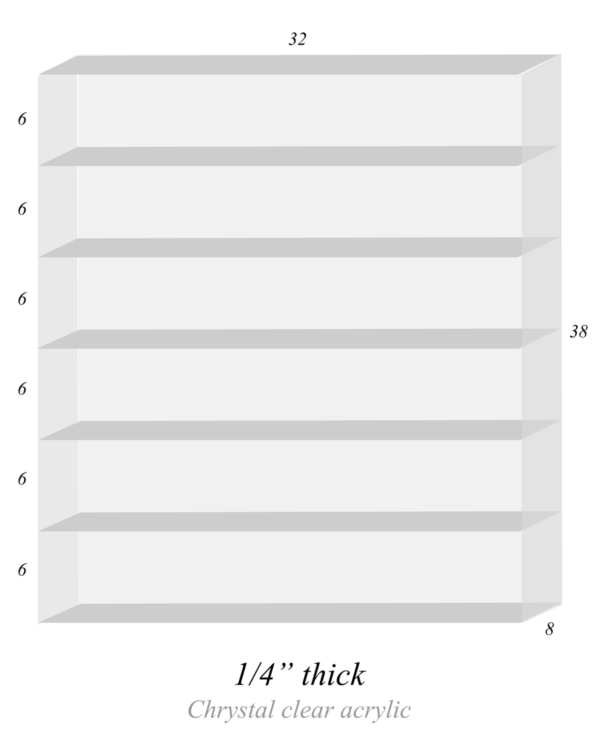 Vape Display 32" x 38" (6 tier)