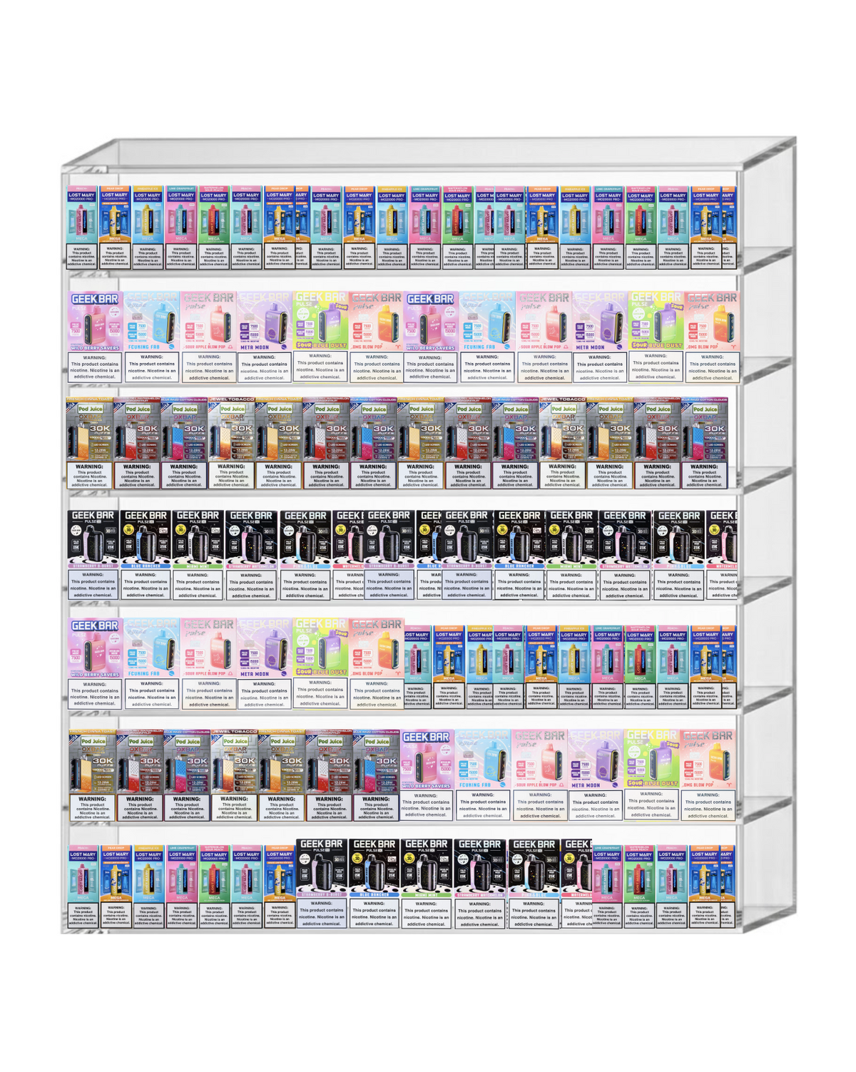 Vape Display 32" x 44" (7 tier)