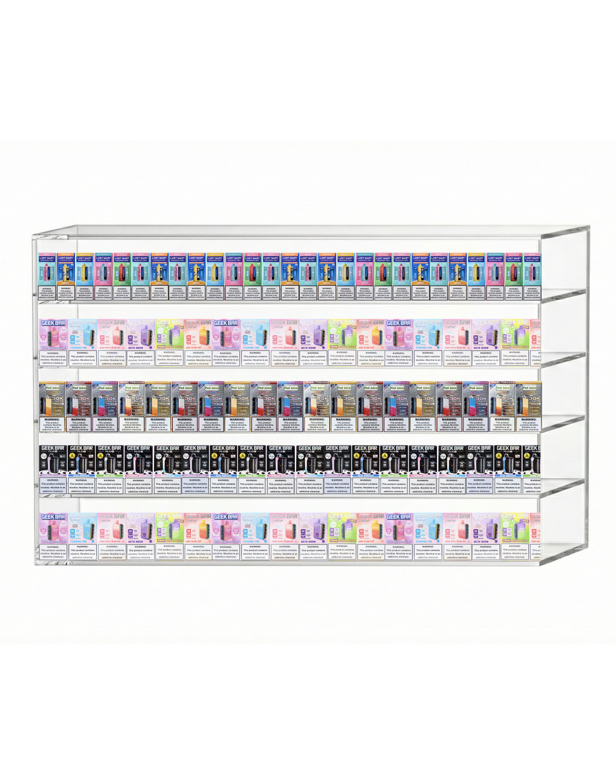 Vape Display 36" x 32" (5 tier)