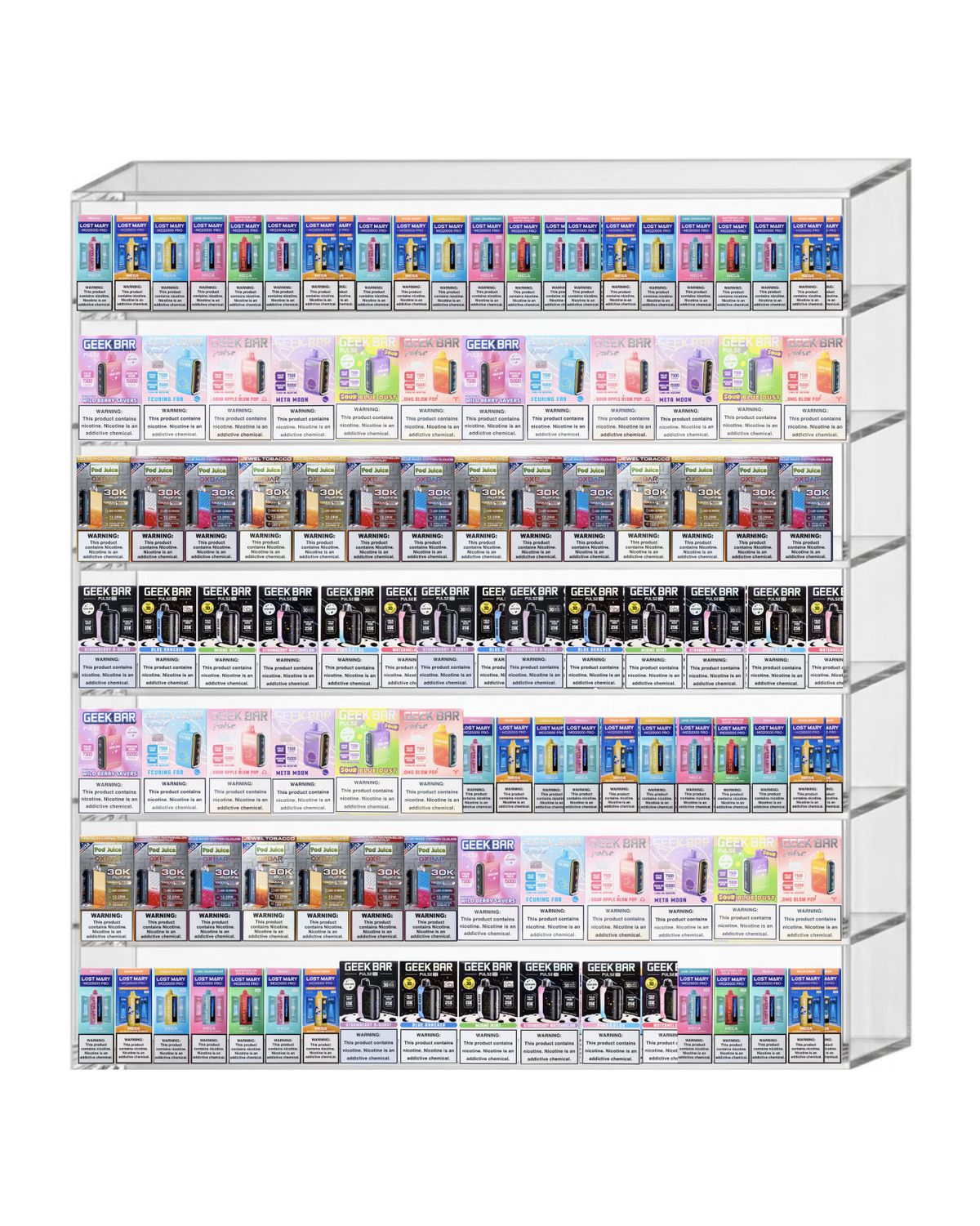 Vape Display 36" x 44" (7 tier)