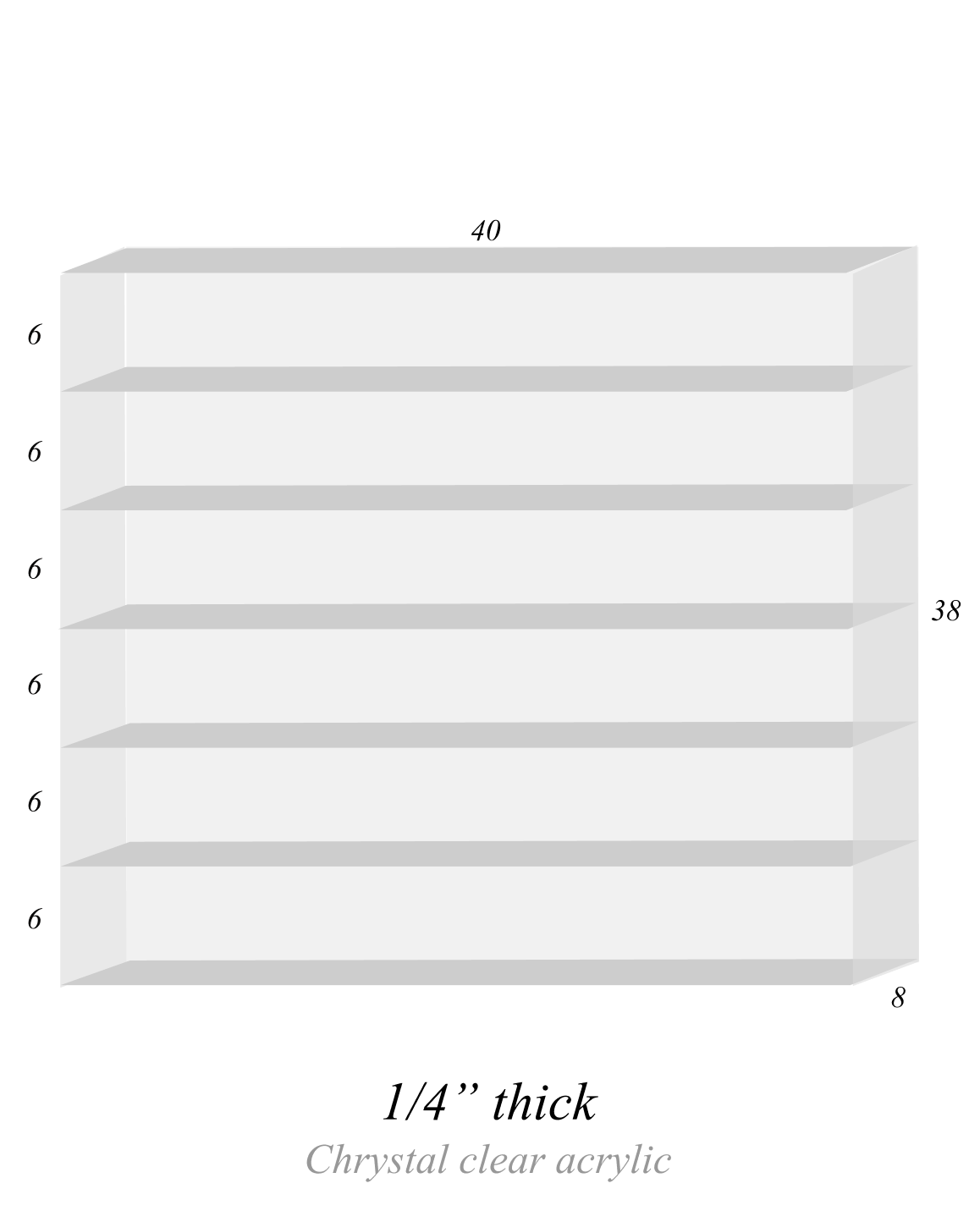 Vape Display 40" x 38" (6 tier)